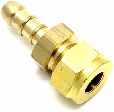 QC British Made 10mm COMPRESSION FITTING TO LPG FULHAM NOZZLE TO 8mm I/D HOSE
