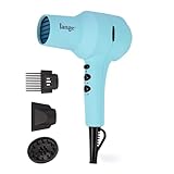 L'ANGE HAIR PowerStyle Turbo Ionic Hair Dryer | 1875 Watt Professional Blow Dryer with Diffuser & Concentrator | Multiple Heat & Speed Settings for Fast Drying | Salon-Grade Styling Tools, Blue