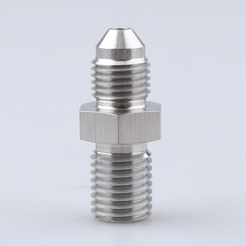 Image of AC PERFORMANCE 3AN Male Flare to M10x1.25 Metric Fitting Stainless Steel