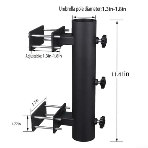 Support de parasol pour extérieur idéal pour optimiser l'espace du balcon - 6