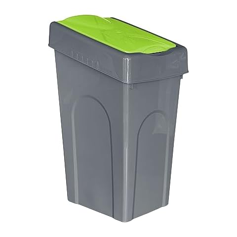 FINE STAR 50L Kitchen Recycling Bin with Lid Cover