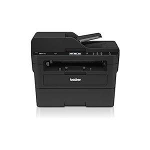 Brother mfcl2750dw Laser 4-in-1 multifunctionele printer (A 34 ppm met bedraad netwerk, WLAN, NFC, duplex in afdrukken en scannen, Italiaanse versie) zwart/wit