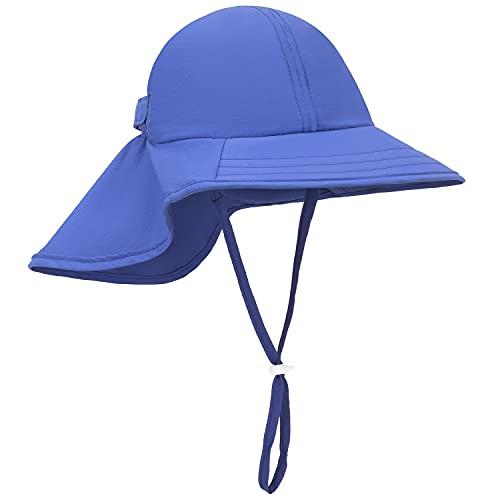 Image of Zelda Matilda Sunhat Infant Toddler & Kids Summer Water Flap Baby Swim hat UPF 50 Boy & Girl Beach