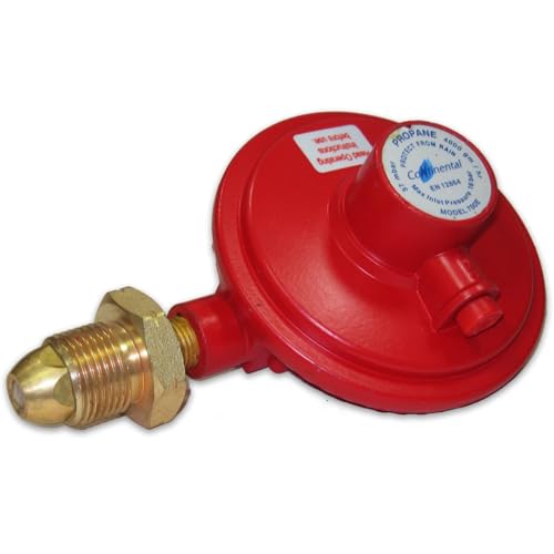 R700E Screw On Propane Gas Cylinder | LPG Bottle Regulator Pol 37mbar Type 700E | 37Mbar 4Kg Per Hour Propane Gas Regulator LPG with 3/8 Female BSP Outlet