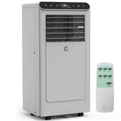 Portable Air Conditioner, 8,000 BTUs Small Room Air Conditioner for Home Office With With Cooling, Fan, Dehumidifier 3 in-1, 24H Timer, Sleep Mode, Co
