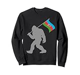 Azerbaycan Aserbaidschanische Fahne auf Aserbaidschan Flagge Sweatshirt