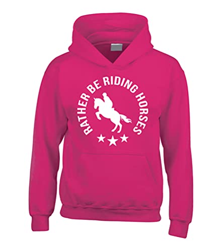 Sweat à capuche Edward Sinclair Rather Be Riding Horses fuchsia XS/S