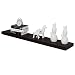 WELLAND 2" Thickness Mission Floating Wall Shelf, 59 7/8" Length, Espresso