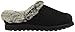 Skechers BOBS Women's Keepsakes - Ice Angel Slipper, Black, 8 M US
