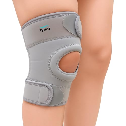 TYNOR Knee Support Sportif (Neo), Grey, Medium, 1 Unit