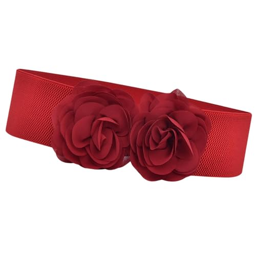 Women Wide Stretch Dress Belt Corset Elegant Stretch Cinch Belt