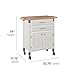 homestyles Dolly Madison Off-White Kitchen Cart