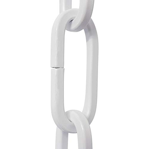 Image of RCH Hardware CH-S62-40-WHT-10 Steel Chandelier Chain, White (10 Feet)