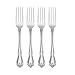 Oneida True Rose Dinner Forks, set of 4