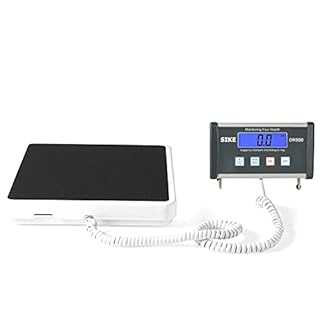 SIKE Digital Physician Scale, Medical Floor Scale for Body Weight, 550 lb Limit Professional Weight Scale, Portable Easy to Read Digital Display, Heavy Duty, Pound & KG Settings, 12.5" x 12" Platform
