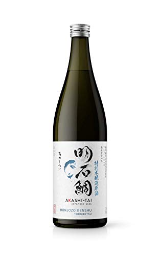 Akashi Tai Tokubetsu Honjozo Genshu Sake, 72 cl