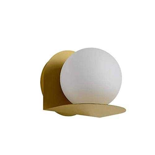 Applique murale LED jaune moderne pour éclairage intérieur de chambre