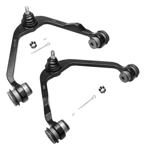 Image of Detroit Axle - Front End Control Arms Kit for Ford F-150 Expedition F-250 Lincoln Navigator Blackwood, 2 Upper Control Arms with Ball Joints 2 Stabilizer Sway Bar End Links Replacement