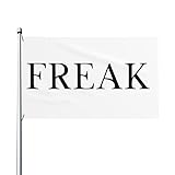 Freak Flag Vivid Colors Uv Fade Resistant Perfect For Outdoor Indoor Home Decor 3x5 Ft Single Sided Polyester Banner With Brass Grommets