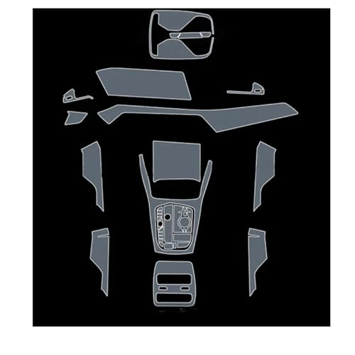 Film TPU anti-rayures pour console centrale intérieure BMW X6M