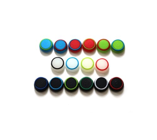 image for Obeka Compatible with 8 Pairs Thumb Grips Silicone Analog Stick Covers