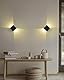 Lureshine Wandlampe mit Austauschbarer G9 LED lampe Einstellbar Abstrahlwinkel Aussenbeleuchtung Warmweiß 3000K Wandleuchte Aluminium Wandleuchte Innen/Aussen (Schwarz 2 Stück)