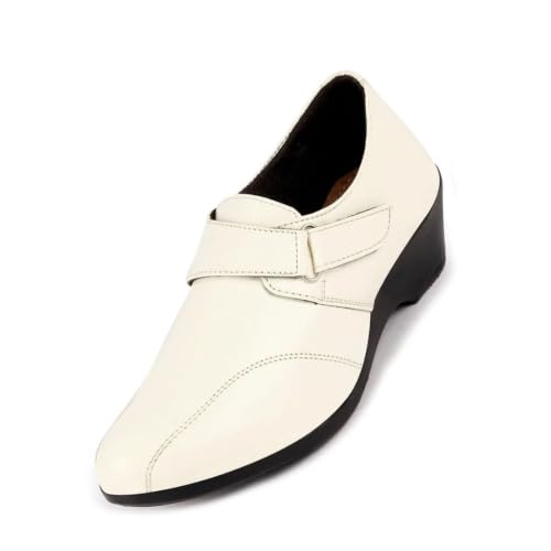 Image of FAUSTO Women's Outdoor Fashion Hook and Loop Platform Heel Wedges