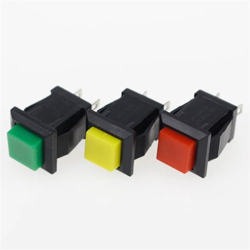 Bouton poussoir bleu DS-429 pour projets de domotique et modélisme, interrupteur 250V