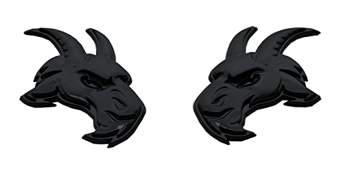 Fender Badge Hellcat noir et emblèmes 3D TRX Ram 1500 pour remplacer un logo d'aile usé