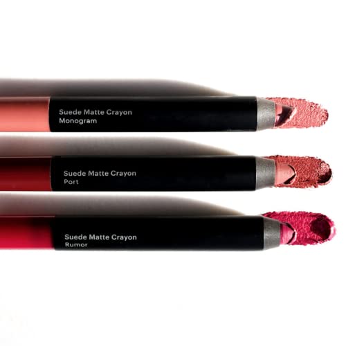 Glo Skin Beauty Suede Mattte Lip Crayon | Longwear, Matte Lip Color With A Velvety-Smooth Finish, (Demure) #TOP2