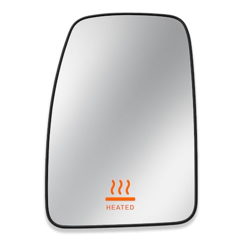 Left Upper Heated Wing Mirror Glass Passenger Side for Renault Master Mk3 Vauxhall Opel Movano Nissan NV400 | Replacement OEM 4419416, 93197494, 963662420R – With Back Plate (Left Upper Heated) - Image 6
