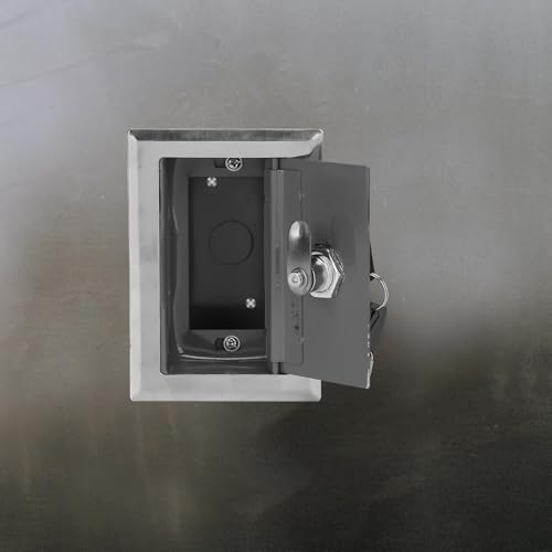 Boîtier en acier inoxydable de commutation manuelle extérieure pour automatisme garage - 7