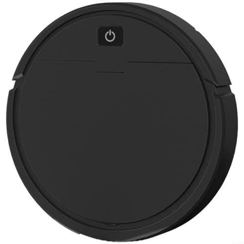 Alanmoship 1 paquete de aspiradora y fregona inteligente para combo con función de pulverización, carga USB, navegación aleatoria para limpieza de suelos del hogar, color blanco, 35 x 35 x 5 cm (E)