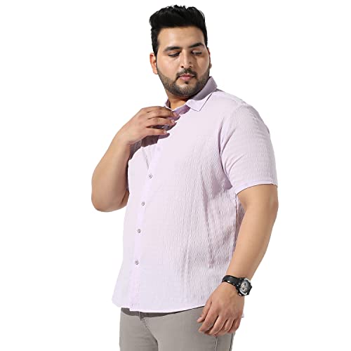 Image of Instafab Plus Men's Button Up Regular Fit Shirt for Casual Wear Modern Clothing Shirt Crafted with Regular Sleeve, Comfort Fit & High-Performance for Everyday Wear