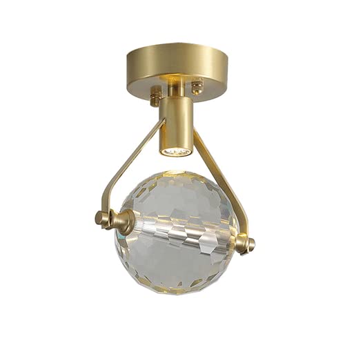 Plafonnier en cristal moderne LED pour éclairer un salon sombre