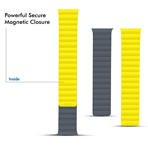 Image of GRIPP Reverser Premium Silicone Magnetic Watch Strap for 40mm /41mm /42mm, Watch Series 11 /10 /9 /8 /7 /6 /5 /4 /3 /2 /1, SE 3 /2 /1, Slim, Lightweight, Adjustable (Watch Not Included)