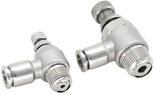 KOKYLEZN SLシリーズ304ステンレススチールスロットルバルブスピードレギュレーションバルブ SL4-M5/M6/01/02