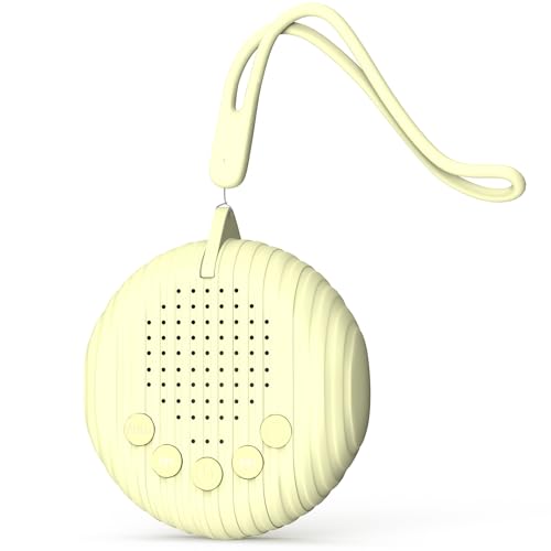White Noise Machine, Portable Sound Machine for Sleeping Adults & Baby, 10 Soothing Sounds, Rechargeable Battery Noise Sleep Machine for Home, Office, Yogasleep, Travel Essentials (Yellow) Y