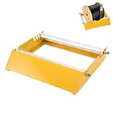 Atsoya Cable Drum Roller Reel Dispenser, 500 kg Capacity, Manual Cable Reel Dispenser for Wire Diameter 30-70 cm Width 50 cm, Industrial Metal Spool Stand, Portable Cord Unwinder