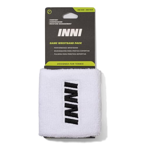 Munhequeira INNI Game - Pack com 2 Unidades (Branca, Curta)