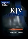 KJV Cameo Reference Edition KJ456:XRE Black Goatskin Leather