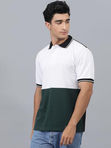 Image of KOTTY Men's Color Block Regular Fit T-Shirt