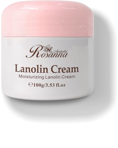 larosanna Australian Lanolin Cream,Natural Lanolin Cream for Itchy Dry Skin,Organic Lanolin Oil Moisturizer for Body and Face,3.53 fl oz