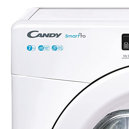 Candy Smart Pro CSOE H7A2DE-S Warmtepompdroger, 7 kg, slimme bediening met wifi + bluetooth, Easycase-condenswaterreservoir met optische vulindicator direct in de patrijspoort, automatische - Image 3