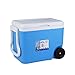 TZNBGO Frigo/Frigorifero/Frigoriferi Portatile con Rotelle 45L, Frigorifero da Viaggio per Auto, Congelatore Portatile per Camion, Barca o Camper (Color : Blue)