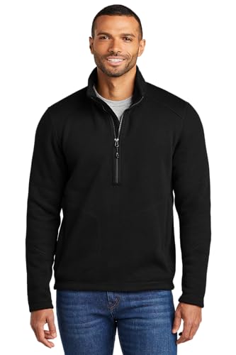 Port Authority Arc Sweater Fleece 1/4-Zip at Amazon Men's Clothing