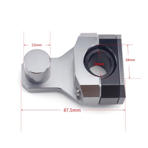 Adaptador universal para elevar manillar en rutas de moto 6