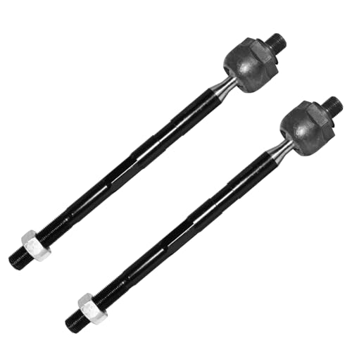 Detroit Axle - 2pc Front Inner Tie Rods for 2006-2010 Hummer H3 2009-2010 H3T, Inner Tie Rod Ends 2007 2008 Replacement