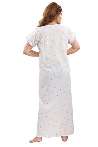 Image of Soulemo Women's Polycotton Printed Maxi Nighty