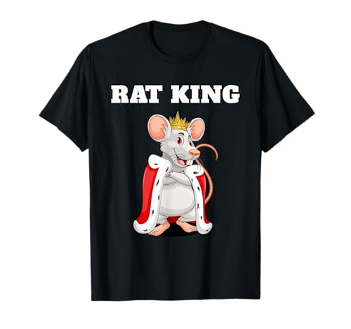 Rat King | Camiseta de rata para niños | Mens Rat Camiseta